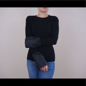 Zara black shirt with Angel sleeves